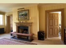 Entry Hall with classic pine doors, matching architraves and skirting